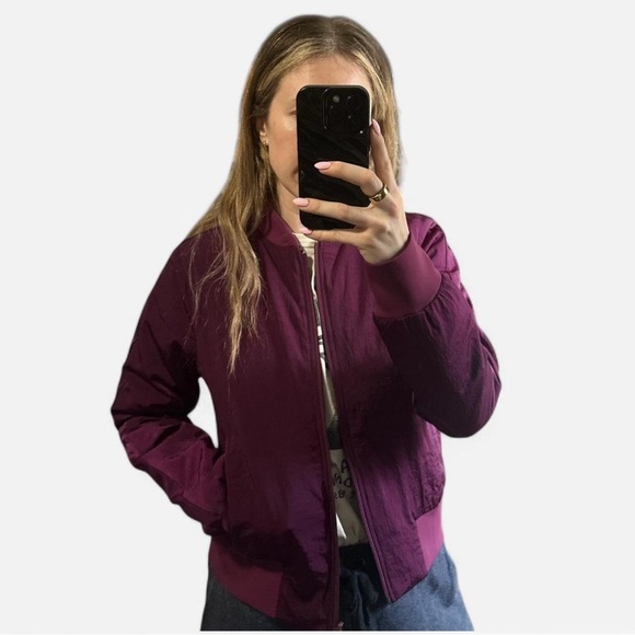 Women's Purple Quilted Jacket - Picture 2 of 6